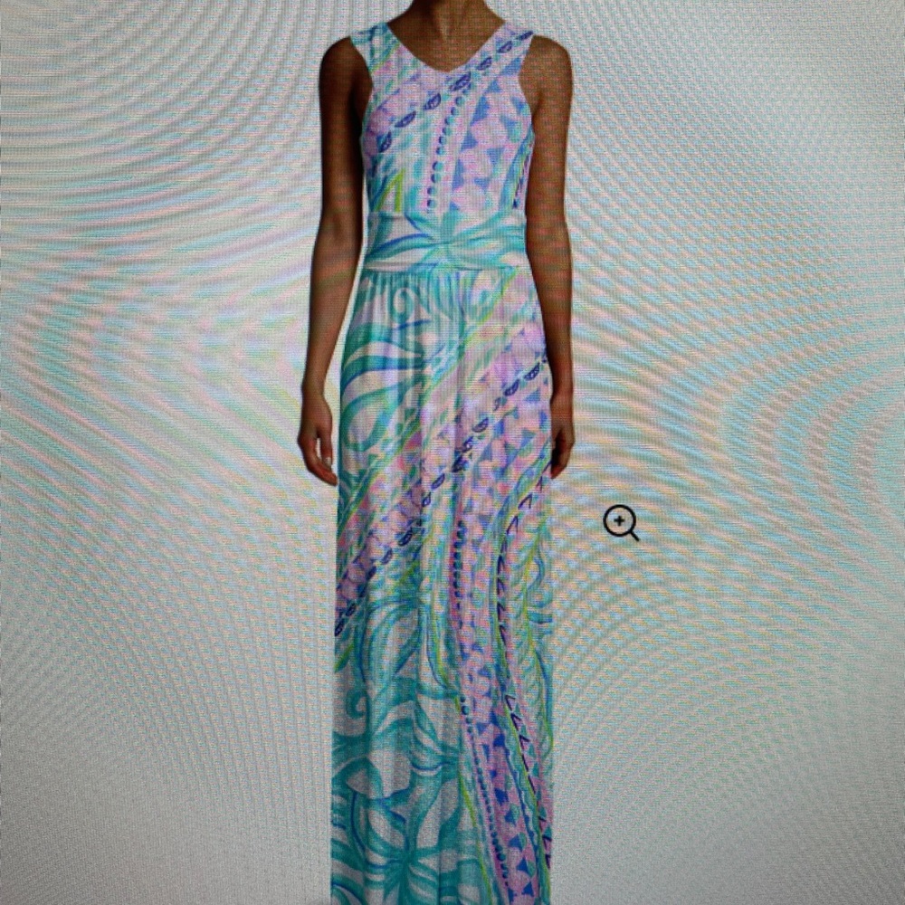 NWT Lilly Pulitzer Size L Marco Maxi Dress